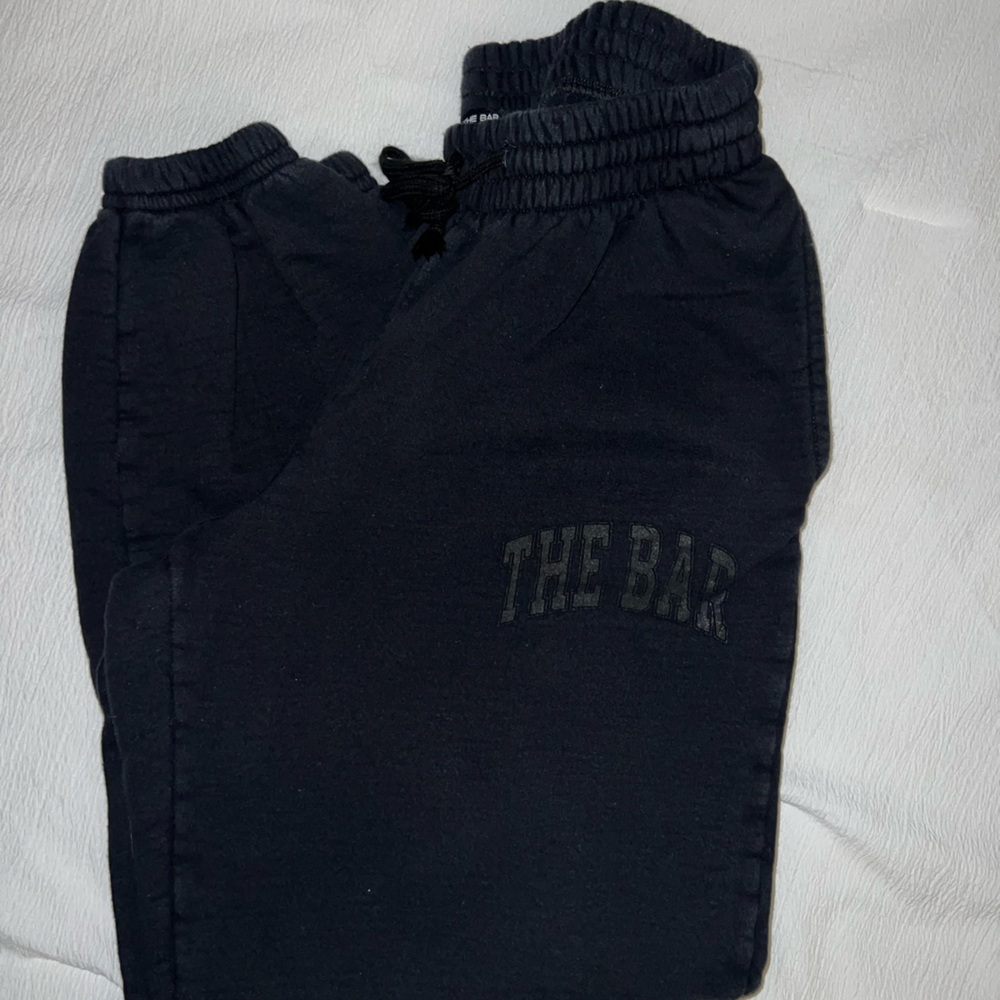The Bar Black Joggers
